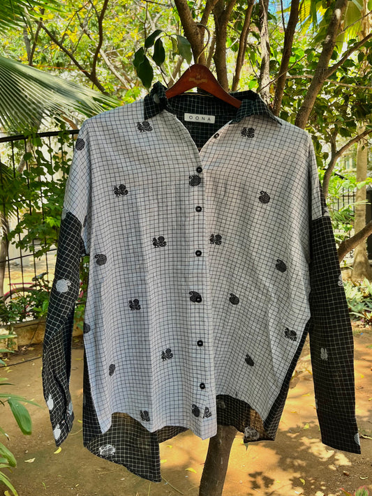 Colourblock Mayil Two-Toned Shirt